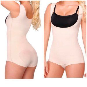 Faja Colombiana Powernet Wonderful Copper Body High Back Micro Fiber Girdle Med‎